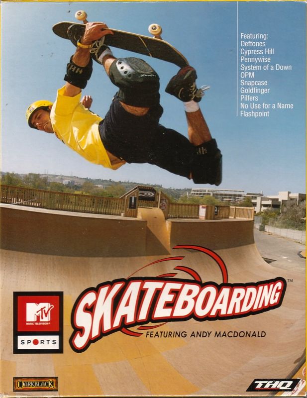 MTV Sports Skateboarding box art for Sega Dreamcast